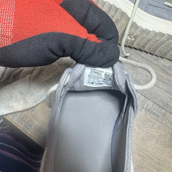 Sperry Cruise PlushStep Light Blue Linen Shoes Women's Size 7.5 - Picture 5 of 7